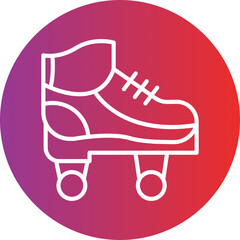 Roller Skates icon style