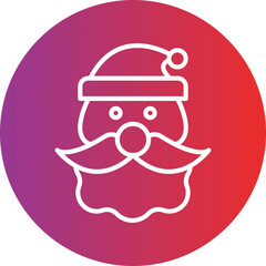 Santa icon style