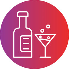 Alcoholic icon style