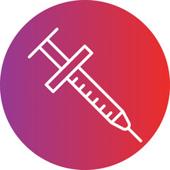 Syringe icon style