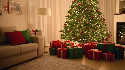 Christmas Tree Living Room Decor