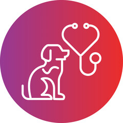 Animal Checkup icon style