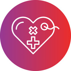 Obraz premium Heartworm Treatment icon style