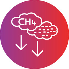 Methane icon style