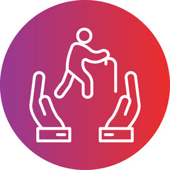 Elder Care icon style