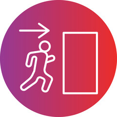 Emergency Exit icon style