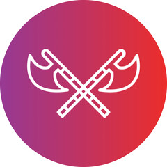 Hatchet icon style