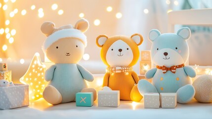 Cute Plush Toys Christmas Decor