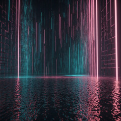 Minimalist HD abstract scene with shifting lights, soft shadows, and glistening reflections; muted colors blend to form a surreal and atmospheric background, perfect for digital content design