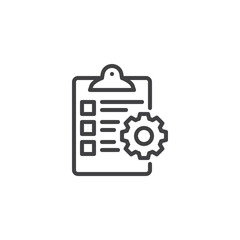 Testing list line icon