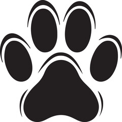 Harmony in Every Step Vector Art of Peaceful Kitten Paw Print Patterns