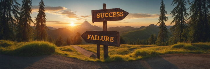 Crossroads of Success and Failure- Navigating Life's Decisions
