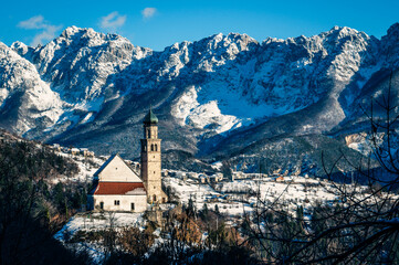 Ancient mother parish church of San Pietro, ancient tradition and religiosity.