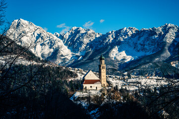 Ancient mother parish church of San Pietro, ancient tradition and religiosity.