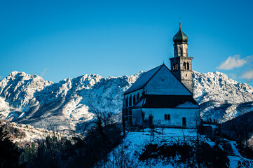 Ancient mother parish church of San Pietro, ancient tradition and religiosity.