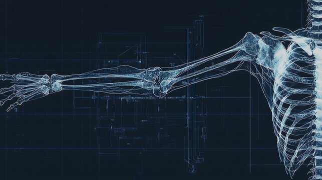 Radiographic Blueprint of a Human Arm