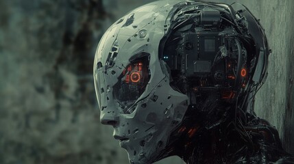 Fototapeta premium Exploring the intersection of technology, artificial intelligence, and business innovations