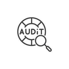 Internal Audit line icon