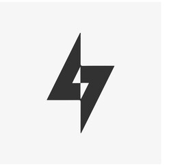 lightning icon vector illustration