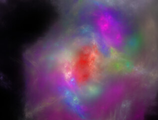 Imaginatory fractal abstract background Image