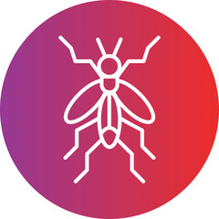 Mosquito Vector Icon Style