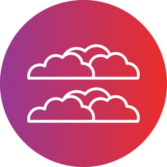 Cloud Vector Icon Style