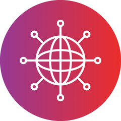 Networking Vector Icon Style