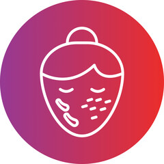 Hyperpigmentation Vector Icon Style
