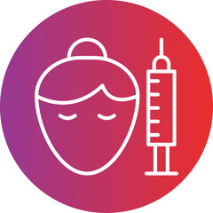 Botox Vector Icon Style
