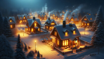 겨울날 동네 풍경