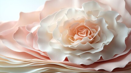 Macro of layered rose petal textures, soft lighting, high contrast