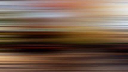 Gradient Abstract Art Background with Warm Horizontal Lines，Colorful Abstract Blurred Light Effects	
