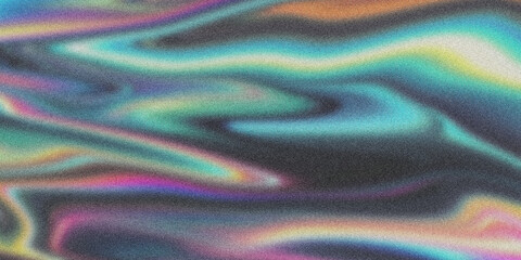  Hollographic griny abstract background. Banner with noise texture