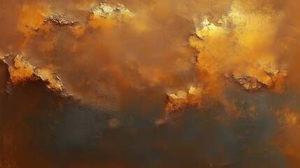 A Beautiful Abstract Representation of Clouds in Warm Tones