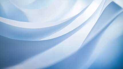 Fototapeta premium Soft blue waves create a soothing atmosphere in a tranquil setting, perfect for relaxation or meditation during the day