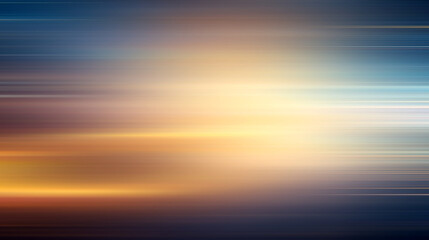 Obraz premium Gradient Abstract Art Background with Warm Horizontal Lines，Colorful Abstract Blurred Light Effects