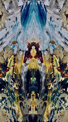 Abstract art background . Hand painting artwork . Canvas .