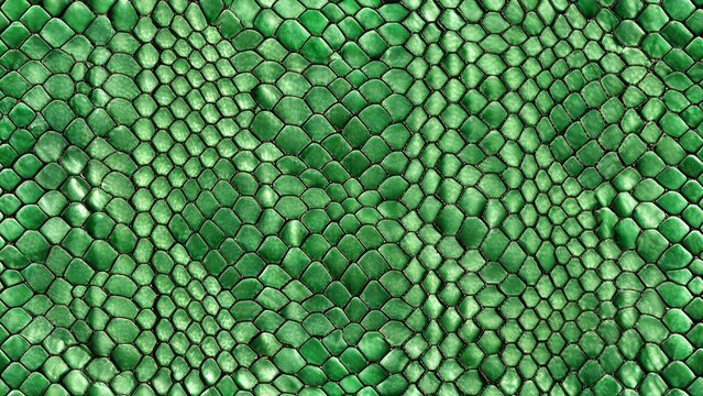 green snake skin texture seamless pattern isolated on white background