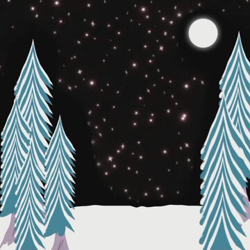 christmas tree and stars