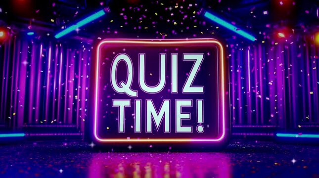 quiz time podium with a spotlight. podium quiz time 