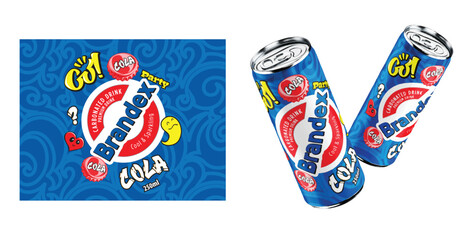 Soda packaging design - eps 