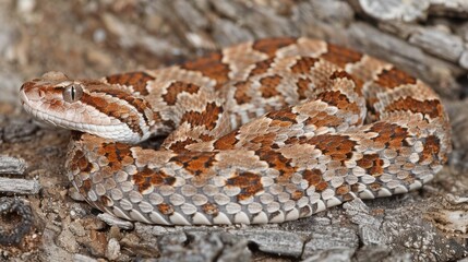 Obraz premium Nephrotoxic Venom: Found in Russell’s viper and other snakes, this venom can severely damage kidneys, leading to renal failure and potential dialysis if untreated. 