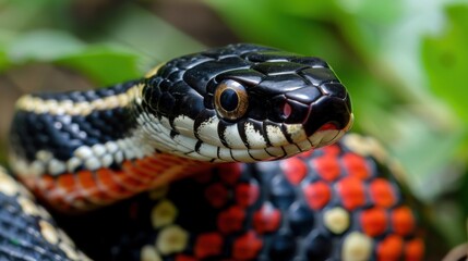 Obraz premium Anticoagulant Venom: This venom, found in leeches and some snakes, prevents blood clotting, ensuring that prey bleeds continuously, making feeding easier. 