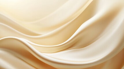 Smooth elegant golden silk or satin texture can be used as a luxurious background or wallpaper