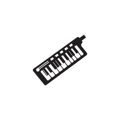 Keytar Silhouette - Illustration Of Keytar - Keytar Vector