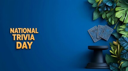 Celebrate National Trivia Day with a fun game night!  These cards, with their intricate circuit designs, symbolize the brainpower needed to win.