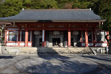 鞍馬寺　本殿金堂と金剛床(京都市左京区)