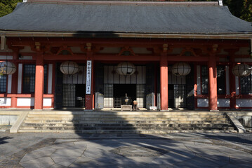 鞍馬寺　本殿金堂と金剛床(京都市左京区)