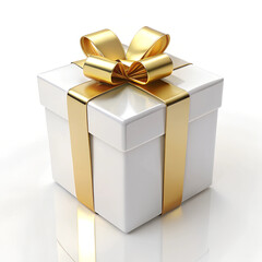 Obraz premium gold gift box