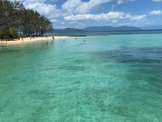 beach with turquoise water